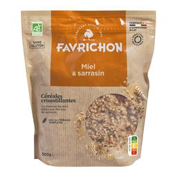 Muesli Croustillant Miel et Sarrasin Sans Gluten Bio