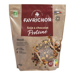 Muesli Protéiné Soja et Chocolat Bio