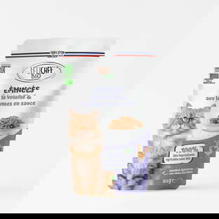 Pochons x12 emincé chat à la volaille bio