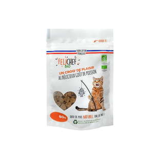 Friandises Chat au Poisson Bio
