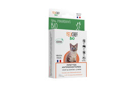 Pipettes Anti-Parasitaires pour Chat et Chaton Bio x 4