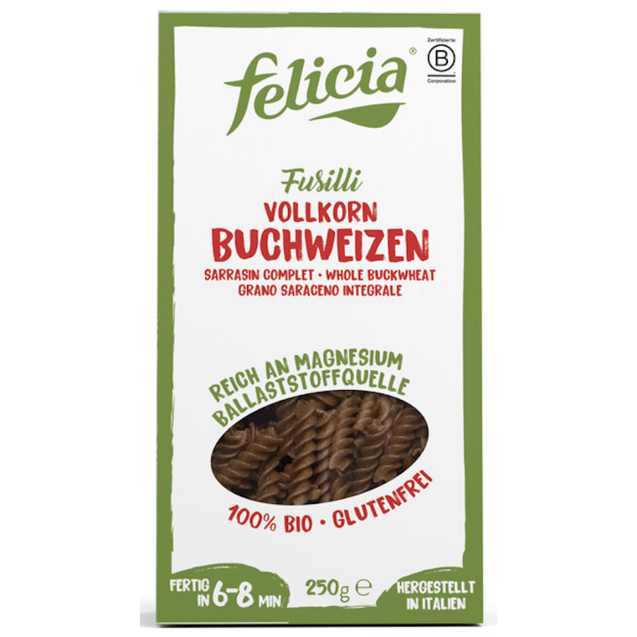 Bio Buchweizen Fusilli, glutenfrei