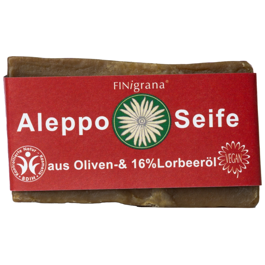 Aleppo Seife aus Oliven- & 16% Lorbeeröl
