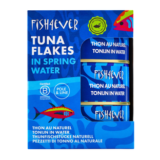 Miettes de thon listao au naturel - 3x160g