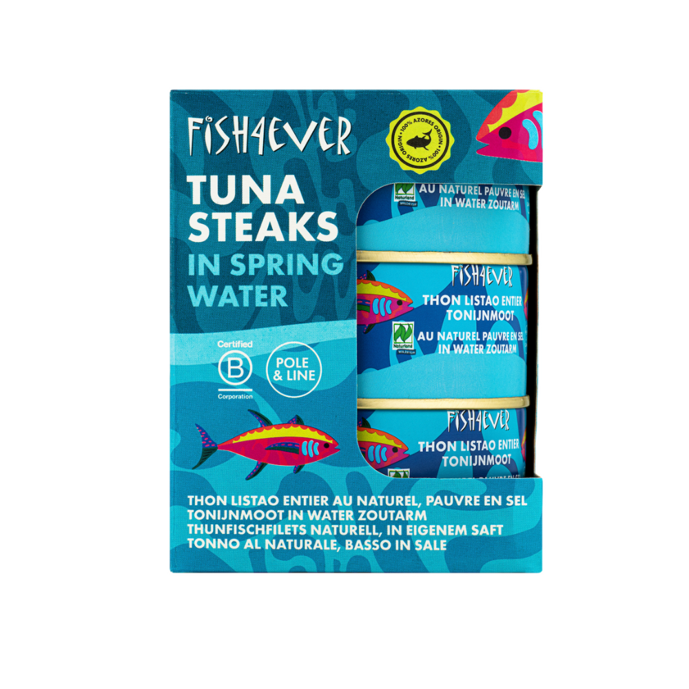 Thon listao entier au naturel pauvre en sel - 3x160g