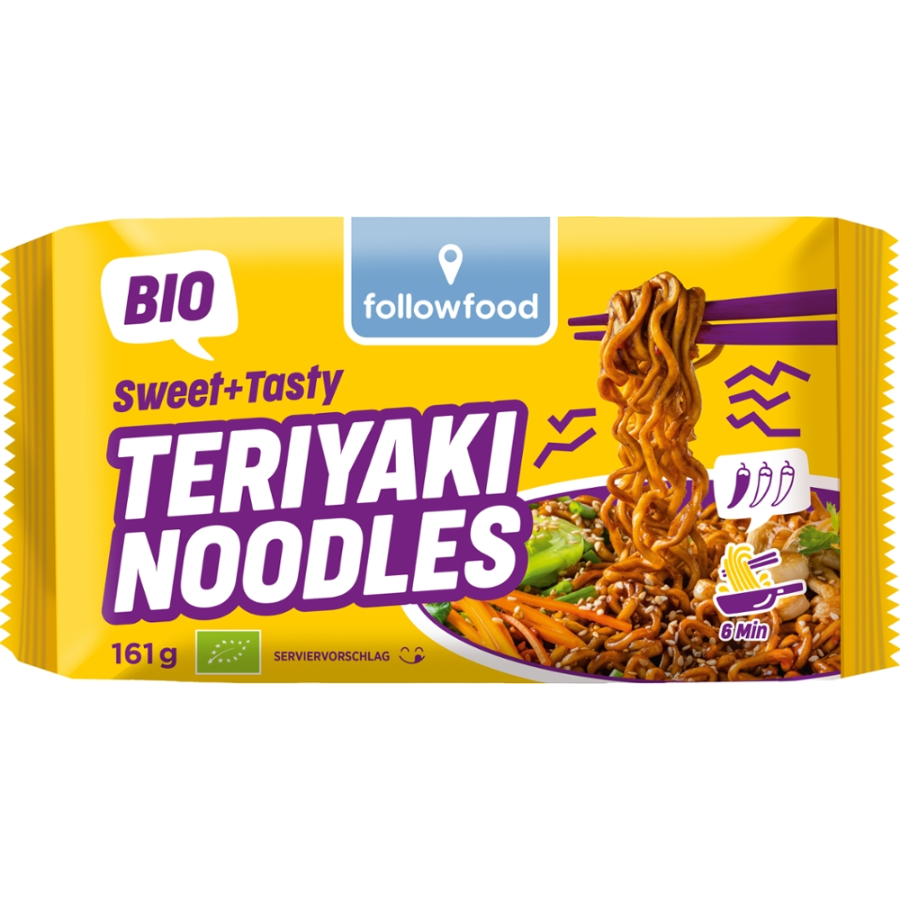 Bio Instantgericht Mienudeln Teriyaki-Art