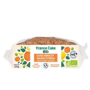 Cake Abricots Raisins Citron Bio