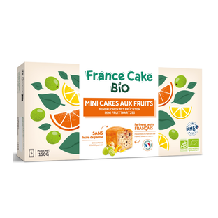 Mini cakes aux fruits bio