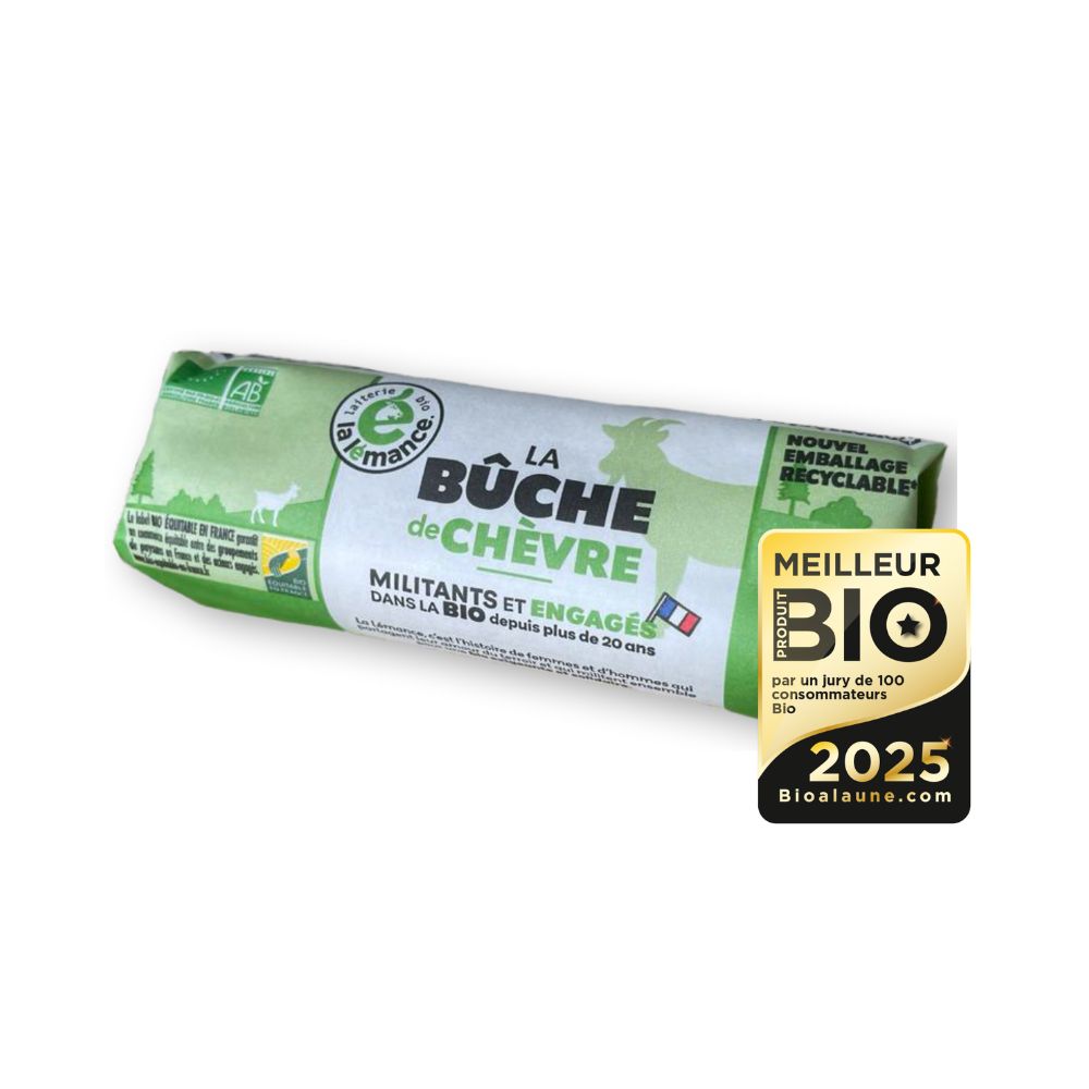 Bûche de Chèvre Bio et Equitable