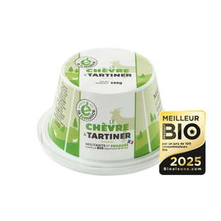 Fromage frais de chèvre à tartiner bio