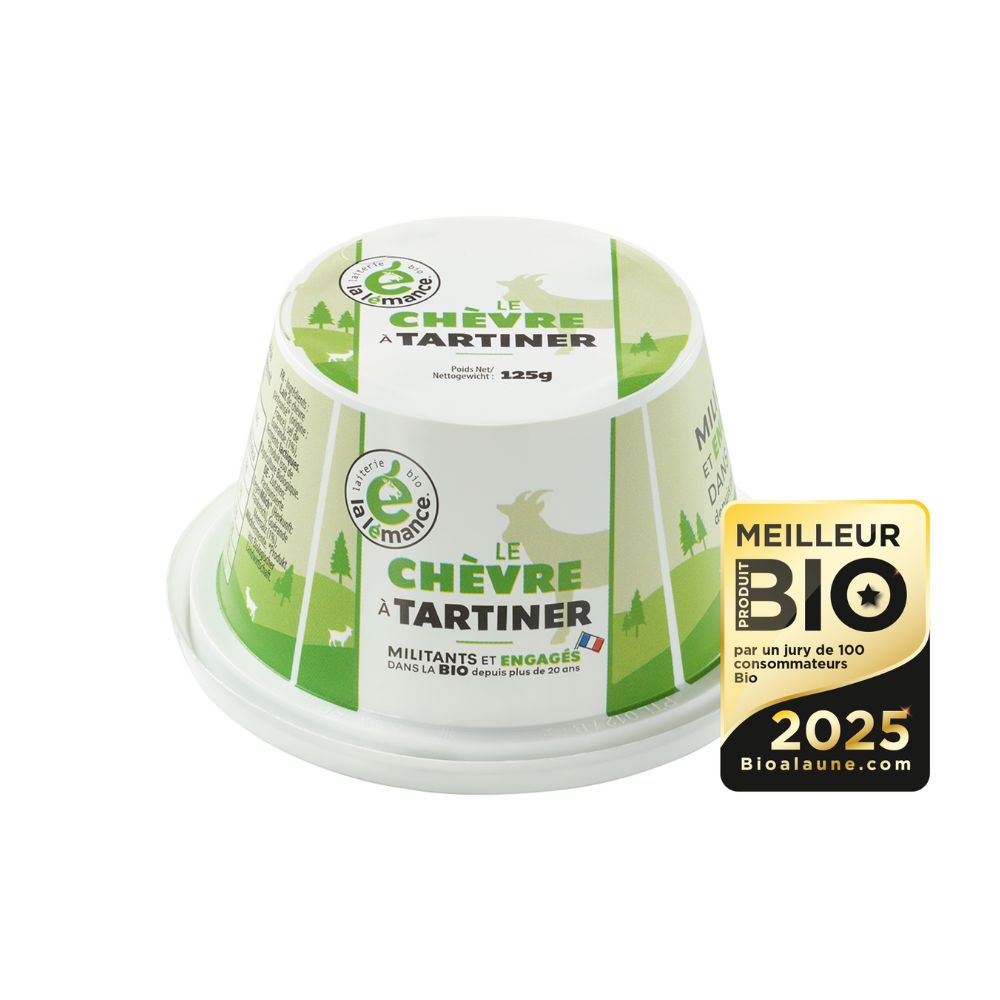 Fromage frais de chèvre à tartiner bio