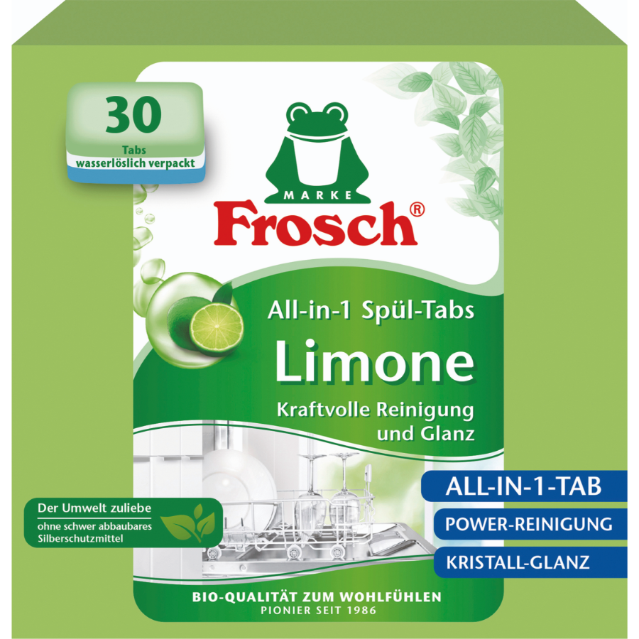 Spülmaschinen-Tabs All-In-1 Limone, 30 Stk.