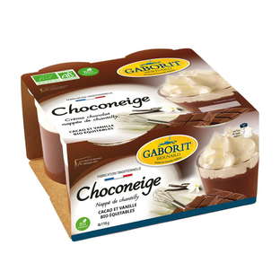 Liégeois au chocolat bio - choconeige x4