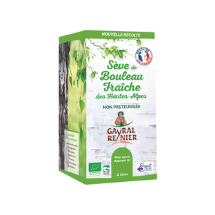 Sève de bouleau fraîche au citron bio