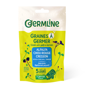 Mélange alfa cresson chou rouge à germer bio