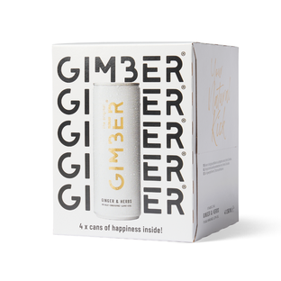 Boisson pétillante gingembre prête à boire x4 bio