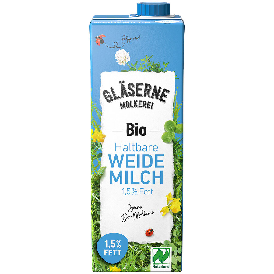 Bio fettarme H-Milch 1,5%