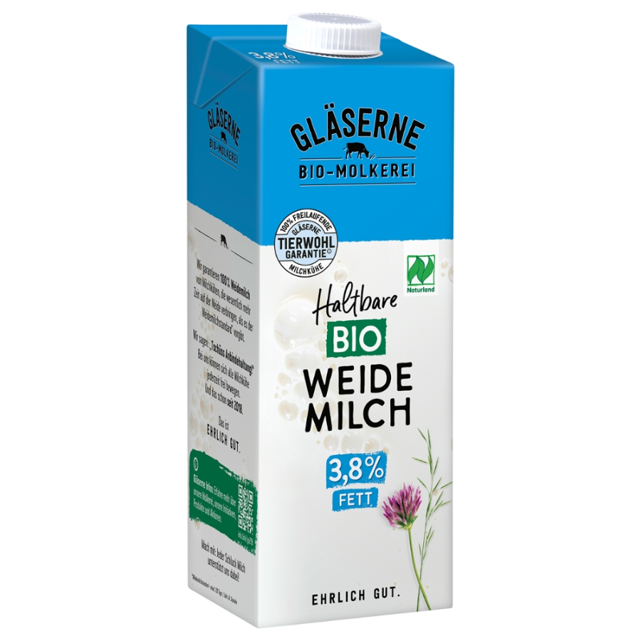 Bio H-Weidemilch 3,8%