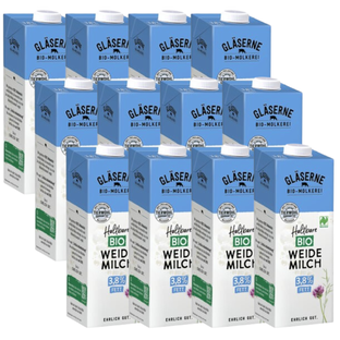 Bio H-Weidemilch 3,8%, Karton 12 Stk.