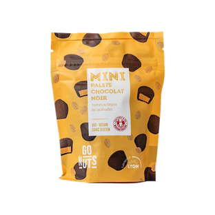 Mini Palets Chocolat Noir Fourrés Cacahuète Bio