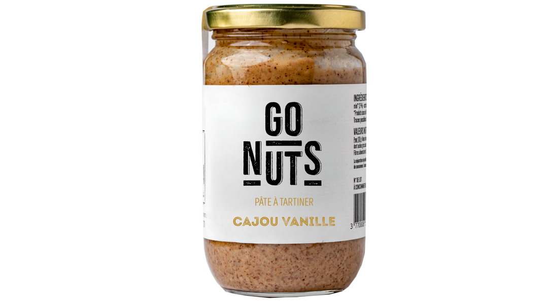 Pâte à tartiner cajou vanille bio
