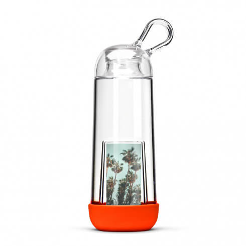 Gourde en tritan rouge brique - 40cl