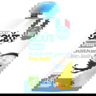 Gourde Brassé Poire Vanille Bio (dès 6 mois) - 90g