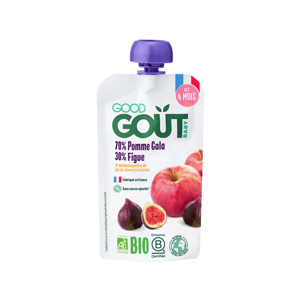 Gourde pomme figue bio (dès 4 mois) - 120g
