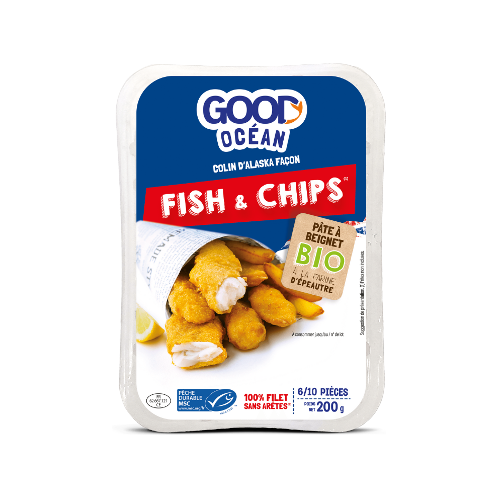 Colin d'Alaska Fish & Chips MSC Bio