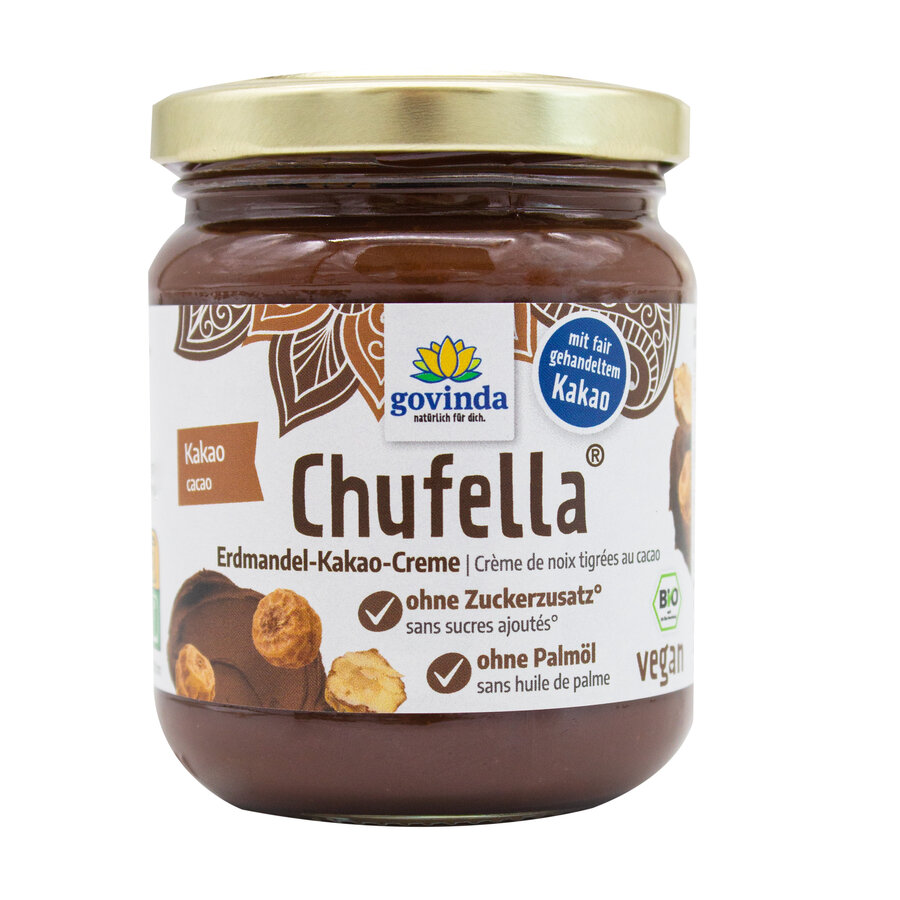 Bio Erdmandel-Schokocreme Chufella, glutenfrei