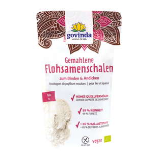 Bio Flohsamenschalen gemahlen