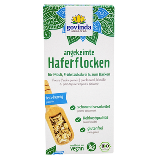 Bio Haferflocken angekeimt