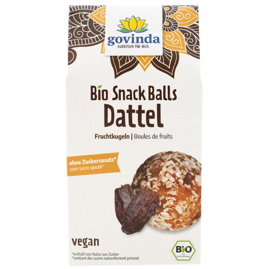 Bio Snack Balls Dattel, vegan
