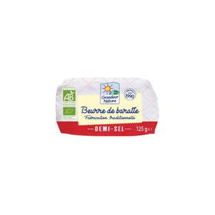 Beurre de baratte demi-sel bio