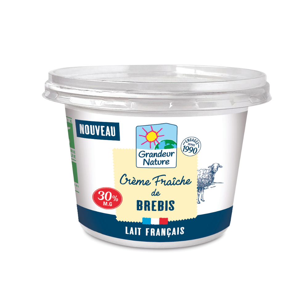 Crème fraîche de brebis bio