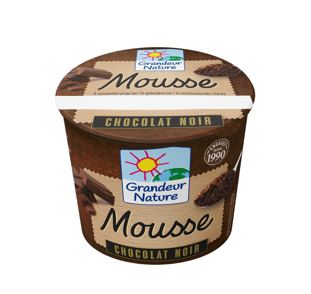 Mousse au chocolat noir bio equitable
