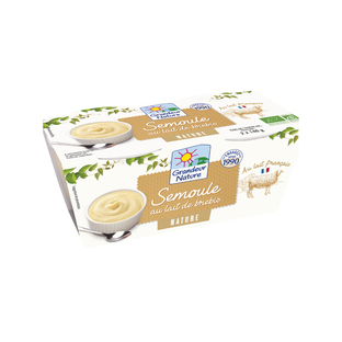 Semoule au lait de brebis bio x2