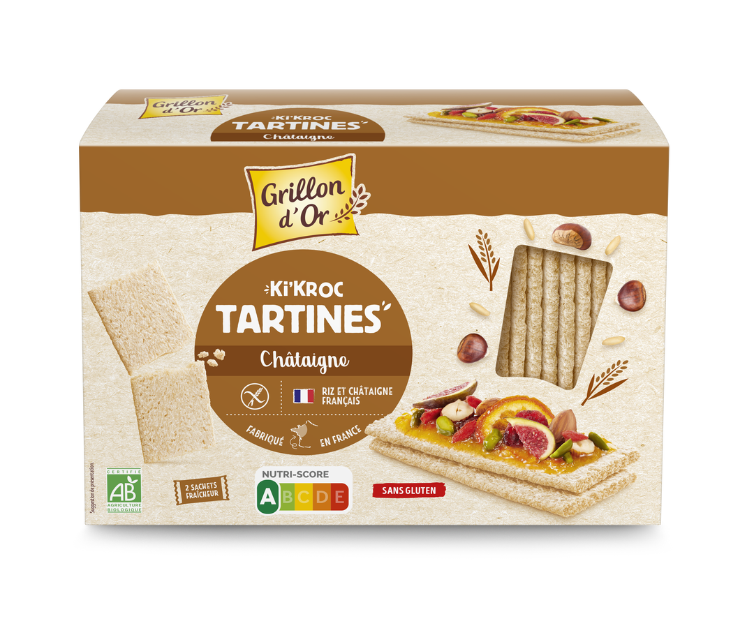 Tartines ki'kroc châtaigne bio