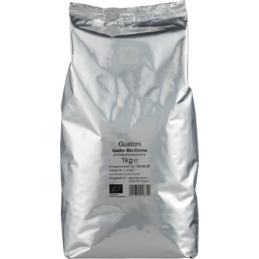 Bio Gastro Cafe Crema, ganze Bohne
