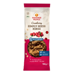 Bio Kekse Cranberry, glutenfrei