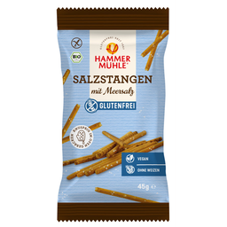 Bio Salzstangen Meersalz, glutenfrei