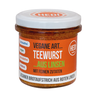 Bio Vegane Art Teewurst aus Linsen