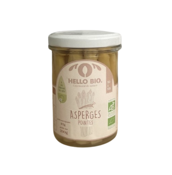 Pointes d'asperge blanche bio