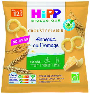 Anneaux au Fromage Bio (dès 12 mois)