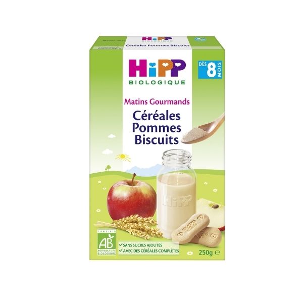 Céréales pommes biscuits - dès 8 mois bio