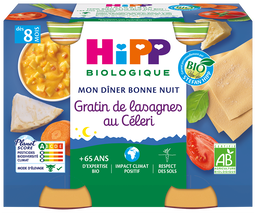 Gratin de Lasagnes au Céléri Bio 2X190g (dès 8 mois)