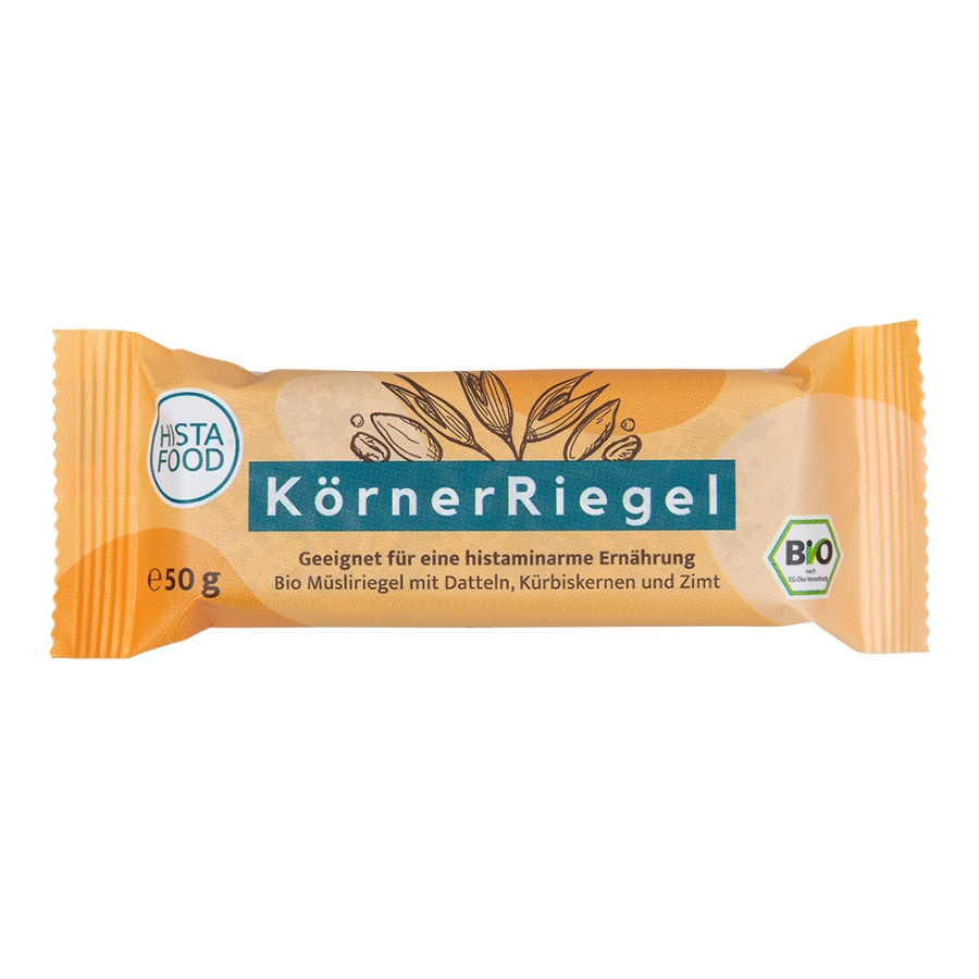 Bio Körnerriegel mit Dattel, Kürbiskern & Zimt