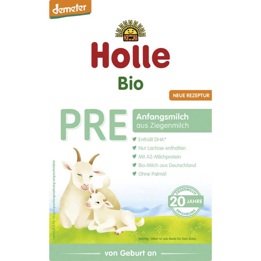 Bio Anfangsmilch PRE aus Ziegenmilch, von Geburt an