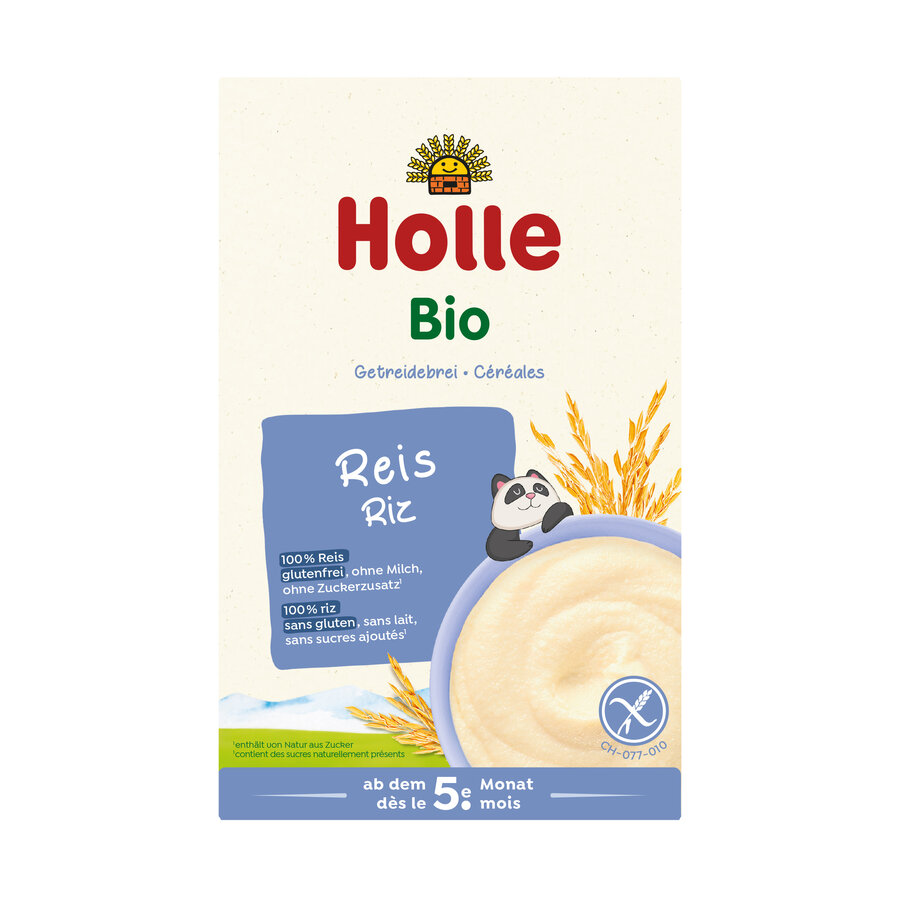 Bio Vollkorngetreidebrei Reis, glutenfrei