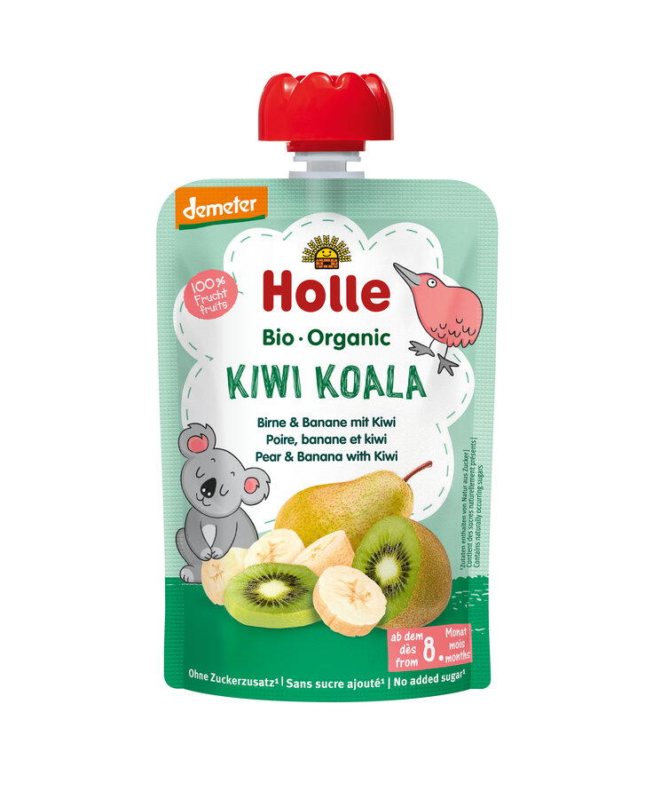 Gourde poire, banane et kiwi, kiwi koala bio (dès 8mois)
